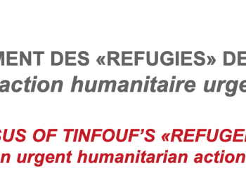 Le recensement des réfugiés dans les camps de Tindouf une action humanitaire urgente